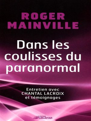 cover image of Dans les coulisses du paranormal